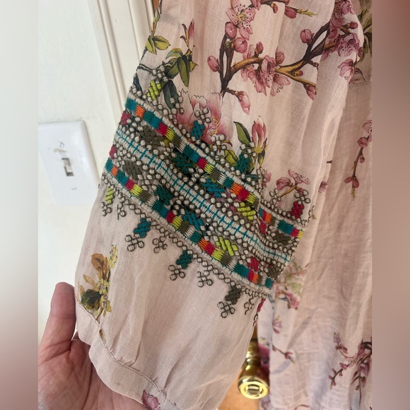 Johnny Was Floral Embroidered dress - Picture 3 of 5